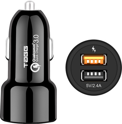 

TAGG 3.0 Amp Turbo Car Charger(Black)