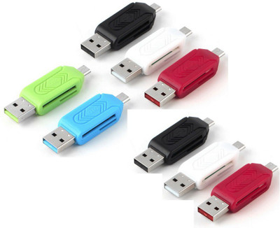 

YTM OTG Multi SD + Micro SD Card Reader Card Reader(Multicolor)