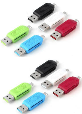 

ytm YTM Universal Micro USB SD TF Card Reader OTG Adapter For` Android Mobile Phones Laptop Pc Card Reader (Multicolor) Card Reader(Multicolor)