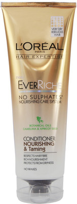 

L'Oreal Paris Imported EverRiche Nourishing and Taming conditioner (No Sulphates Nourishing Care System)(250 ml)