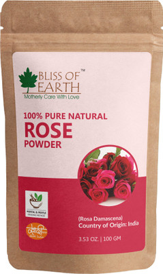 

Bliss of Earth 100% Pure Natural Rose Powder(100 g)