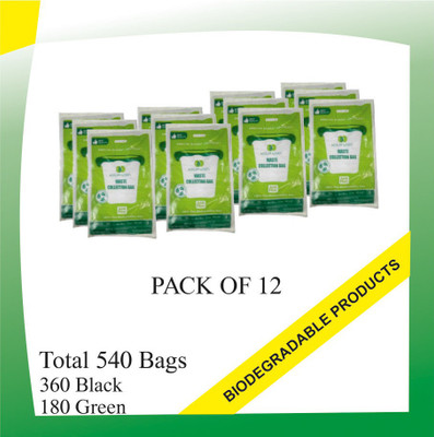 

ADSUM GREEN SMP12X45GB Medium 540 L Garbage Bag(Pack of 540)