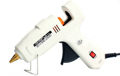 

glun Xunlei 100W 60W Copper Nozzle Hot Melt Dual Temperature Corded Glue Gun(11 mm)