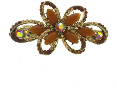 

Anuradha Art Jewellery Simple & Stylish Back Pin(Gold)