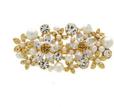 

Anuradha Art Jewellery Simple & Stylish Back Pin(Gold)