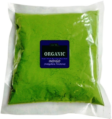 

Subh Selection Organic Indigo Leaves powder 100 % Natural Hair Color(Green)