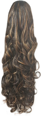 

Kabello Beauty Forever Fashion Curly Ponytail Black & Golden Highlighting Hair Extension