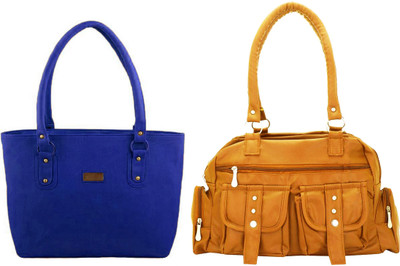 

Vera Stayle Hand-held Bag(Blue, Yellow)