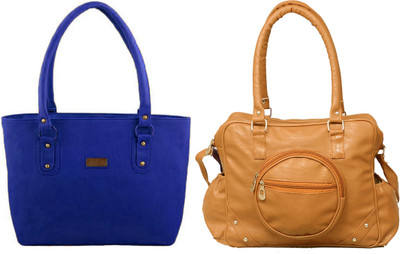 

Vera Stayle Hand-held Bag(Blue, Yellow)