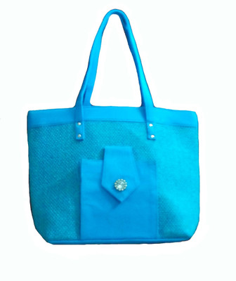 

rosy Hand-held Bag(Blue)