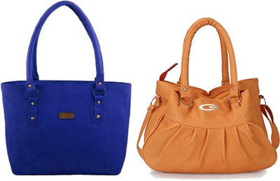 

Vera Stayle Hand-held Bag(Blue, Yellow)