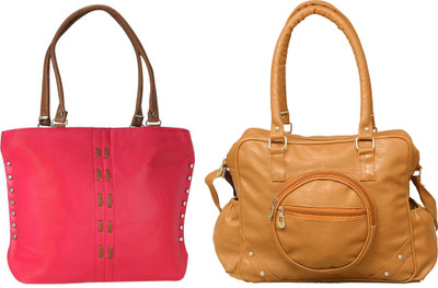 

Vera Stayle Hand-held Bag(Pink, Yellow)