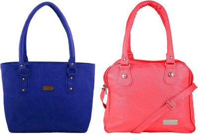 

Vera Stayle Hand-held Bag(Blue, Pink)