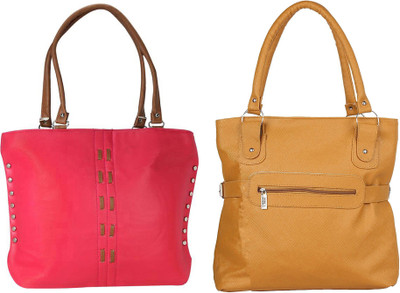 

Vera Stayle Hand-held Bag(Pink, Yellow)