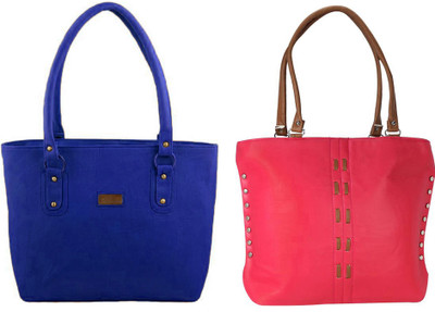 

Vera Stayle Hand-held Bag(Blue, Pink)