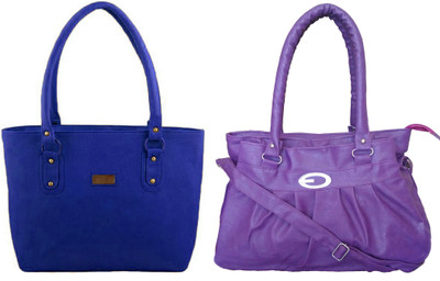 

Vera Stayle Hand-held Bag(Blue, Purple)
