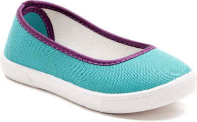 

OMAIDEN The First Step Girls Slip on Ballerinas(Green, Sea green