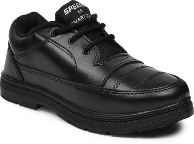 

Speed Boys & Girls Lace Walking Shoes(Black