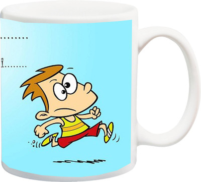 

ME&YOU Raksha Bandhan Gift For Brother/ Bro/ Bhai; beware boys its rakhi printed Ceramic Mug(325 ml), Multicolor