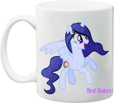 

ME&YOU Raksha Bandhan Gift for behan; Best Sisters Forever Printed Ceramic Mug(325 ml), Multicolor
