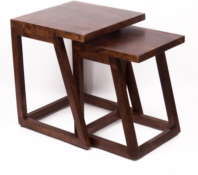 

Tezerac Solid Wood Nesting Table(Finish Color - Walnut, Set of - 2)