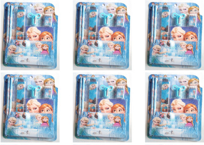 

GUBBAREY Frozen Stationery set Art Plastic Pencil Boxes(Set of 6, Multicolor)