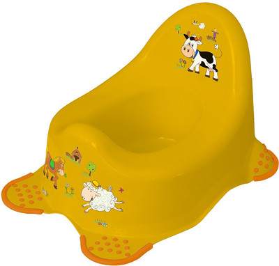 

Keeeper Toilet Training seat Funny Farm Sunny Apricot Potty Seat(Yellow)