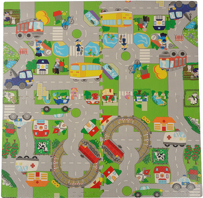 

Iris 4 Pcs Interlocking Puzzle mat(4 Pieces)