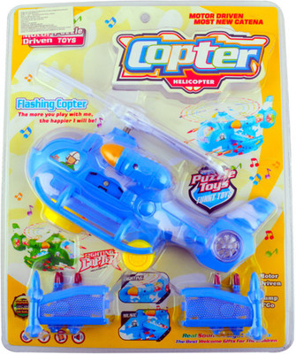 

Toycart Flashing Light Model Helicopter(Blue)