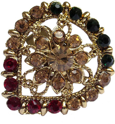 

urfashion Alloy Cubic Zirconia Ring, Gold