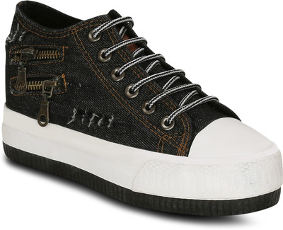

Get Glamr Canvas Shoes For Women(Black