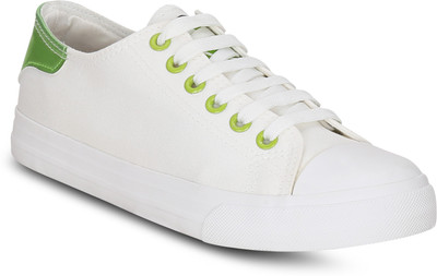 

Get Glamr Sneakers For Women(White, Green