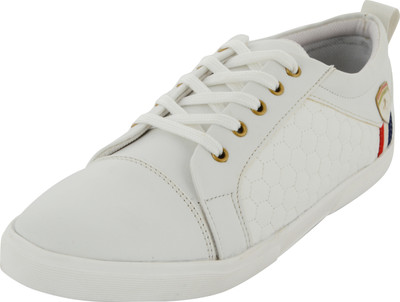 Bxxy DESIGNER CASUAL SHOE WITH RUBBER SOLE Casuals For Men(White