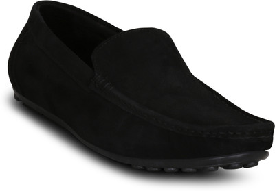 

Kielz Black-Slip-On-Loafers Loafers For Men(Black