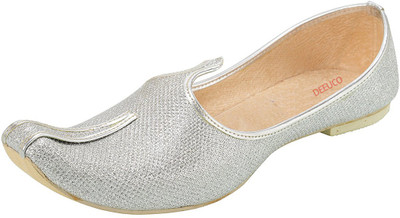 

Deeuco Wedding & Sherwani Mojari Casuals For Men(Silver