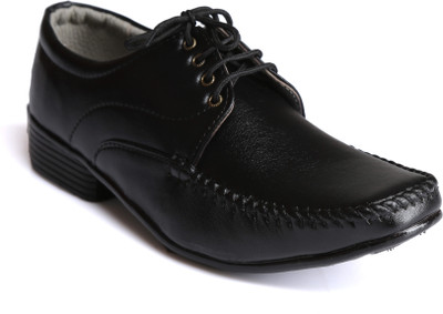 Xtreme Mens Black Formal Shoes Lace Up For Men(Black) available at flipkart for Rs.349