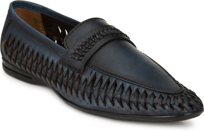

Peponi Blue Genuine Leather Casual Shoes Casuals For Men(Blue