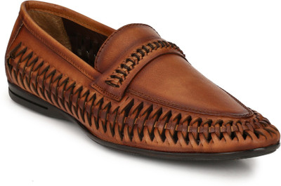

Peponi Tan Genuine Leather Casual Shoes Casuals For Men(Brown