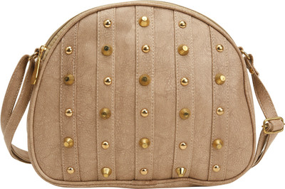 

zuberi couture Girls Casual Khaki PU Sling Bag