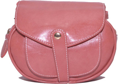 

Senora Women Casual Pink Leatherette Sling Bag