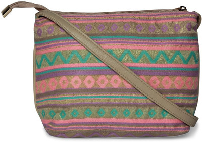 

Cappuccino Women Casual Multicolor PU Sling Bag