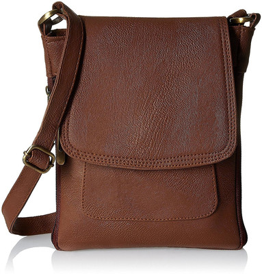 

style loft Women Casual Brown PU Sling Bag