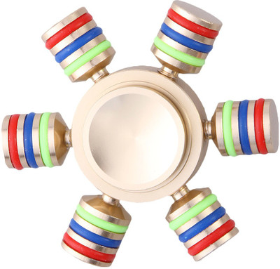 

KASCN HIGH QUALITY BRASS FIVE-POINTED STAR SPINNER IN GOLD COLOR(Gold)
