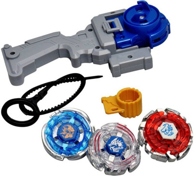 

BIGSALE786 3 in 1-4D/5D System Metal Fighters Fury with Metal Fight Ring and Handle Launcher Toy(Multicolor)