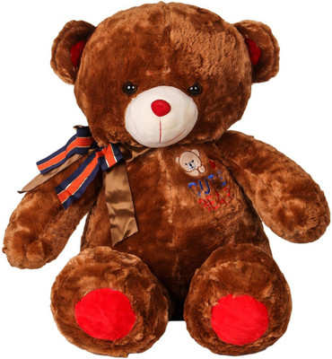 

ToynJoy 3 Feet Beautiful Dark Brown(Chocolate) Teddy Bear with 'CUTE BEAR' Print - 85 cm(Dark Brown)