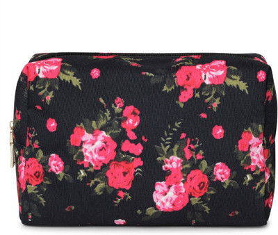 

Cappuccino Cosmetic Pouch(Multicolor), Black-pink