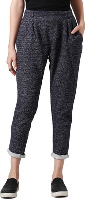 PEOPLE Women Grey Trousers PEOPLE Women Grey Trousers