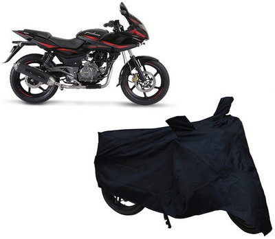 

Whitefox Two Wheeler Cover for Bajaj(Pulsar 220 DTS-i, Black)