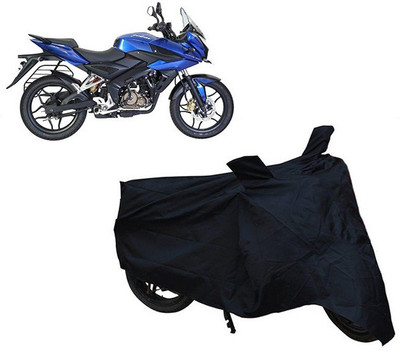 whitefox Two Wheeler Cover for Bajaj(Pulsar AS 150, Black)