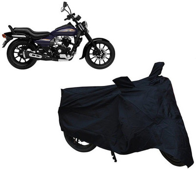

Whitefox Two Wheeler Cover for Bajaj(Avenger 150 Street, Black)